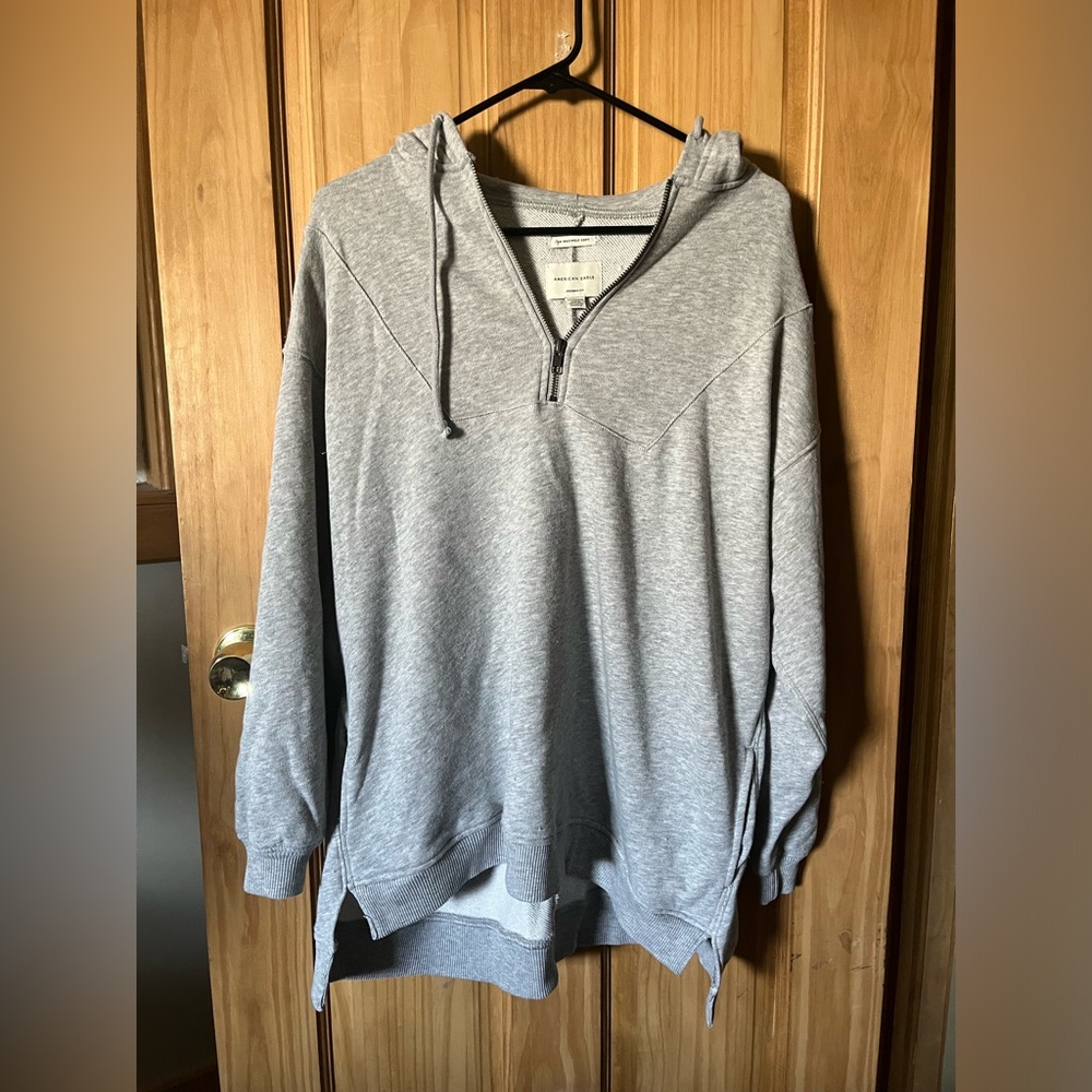 american eagle half zip up